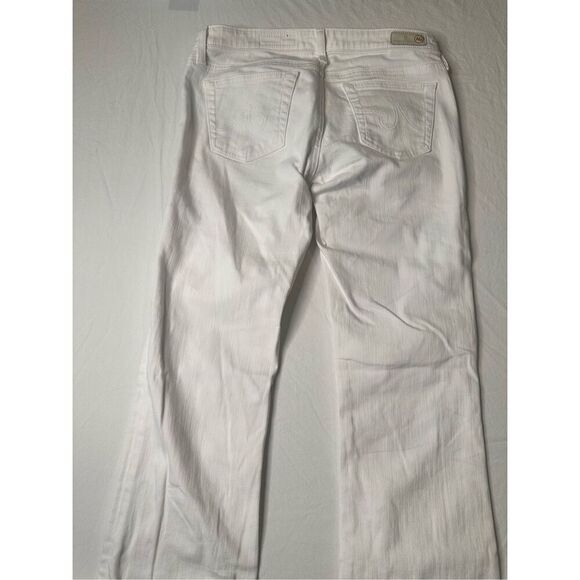 AG Adriano Goldschmied Women’s The Angel Bootcut White Jeans, size 28R - Picture 7 of 10